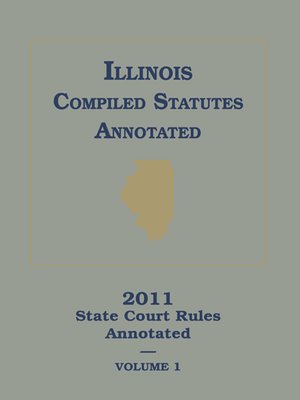 cover image of Illinois Court Rules Annotated